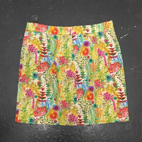💛J.Crew | 0 | Bright Print Mini Skirt in Liberty Tresco Floral - Picture 4 of 6